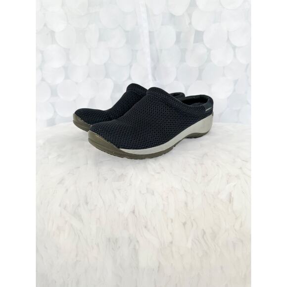 Merrell womens 9 Encore Breeze Blue Mesh slip on Mules comfort walking CLEANED - Picture 1 of 5